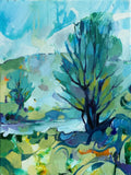 Blue and green <br>
